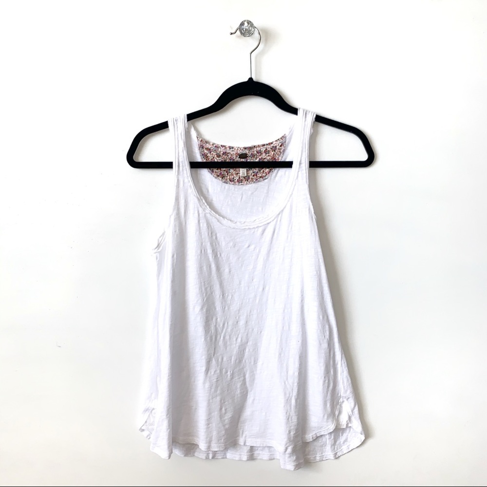 Pure + Good | Anthropologie Cotton White Tank Top